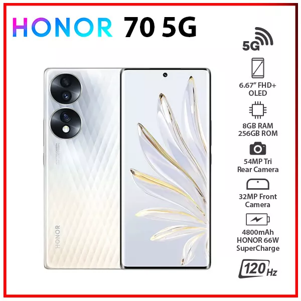 New&Unlocked) HONOR X8B 16(8+8)GB+512GB SILVER Dual SIM Android Mobile  Phone