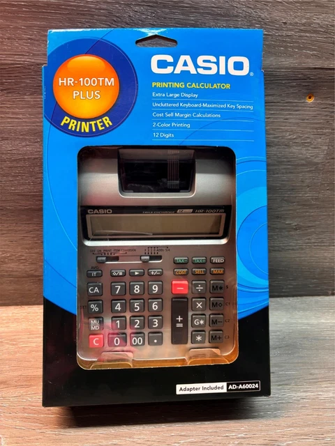 Calculatrice De Bureau Casio HR-100TM Plus Mini Desktop Printing