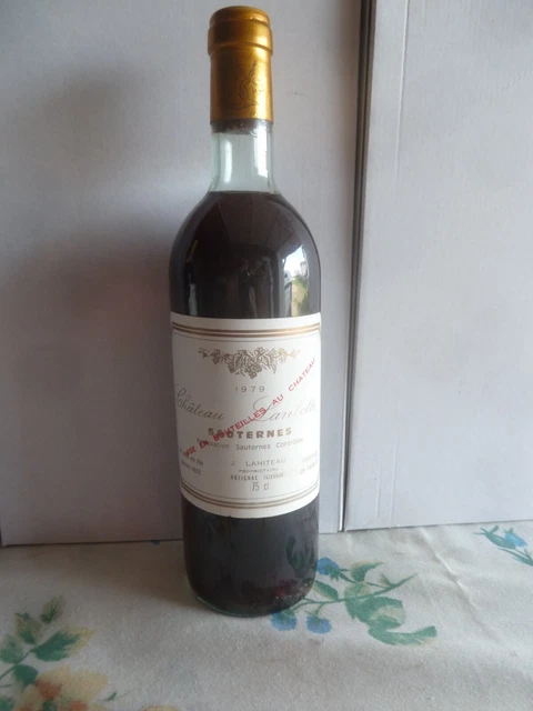 Vin   Sauternes  1979