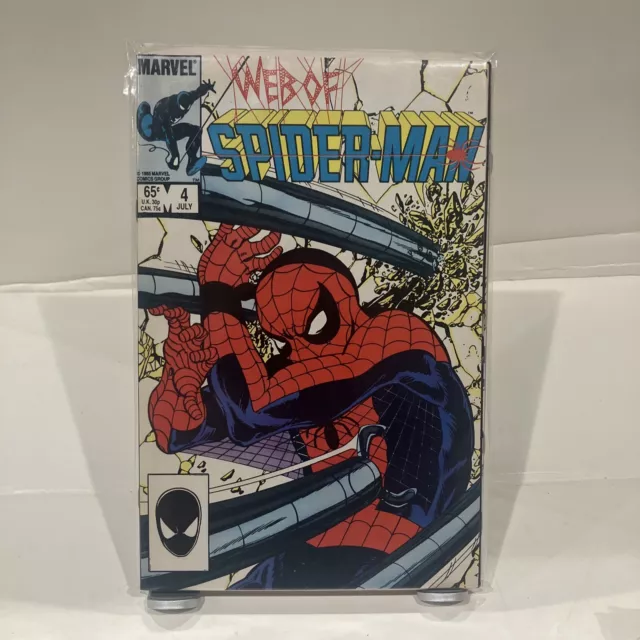 Web Of Spider-Man #4  Marvel Comics 1985