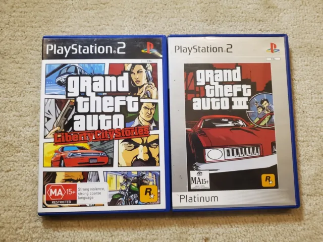 Grand Theft Auto PS2 Bundle With Manuals FREE SHIPPING ✅