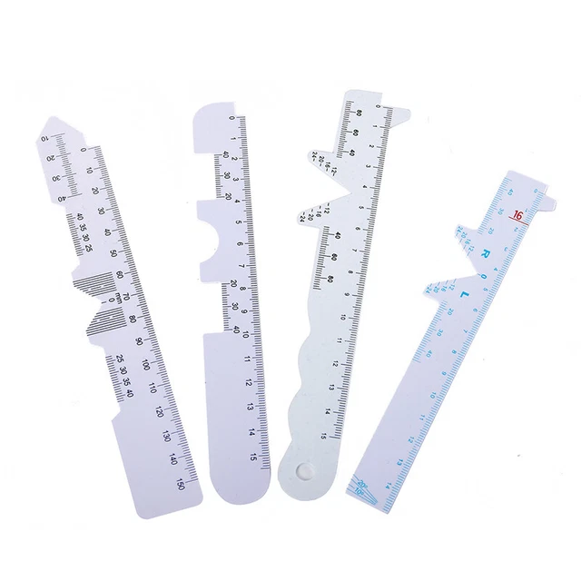thumbnail interactive-video image 1 of Veemoon Pupil Distance Measuring Ruler Accurate Plastic Tool For 1 of 14