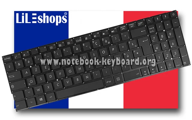 Clavier Français Original Azerty Pour ASUS Zenbook UX21A Argent Neuf
