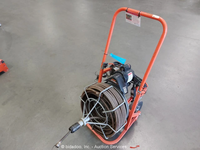 2016 General ER-E Easy Rooter Power Drain Cleaner 100' Sewer Snake bidadoo