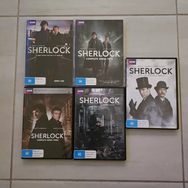SHERLOCK HOLMES SERIES 1-4 + The Abominable Bride DVD Region 4 Free Tracked  $44.95 - PicClick AU