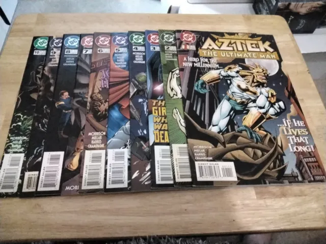 Aztek : The Ultimate Man : D.C. Comics 1996 # 1 - 10 ( Complete Set ) Scarce