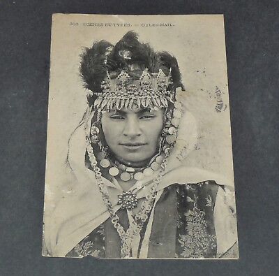 CPA postcard 1915 colonies morocco Africa maghreb scenes and types oulde-naïl