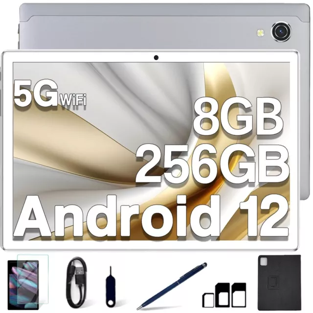 s90 Tablet PC 8GB RAM+256GB ROM 10,1 Zoll Android 12 Dual SIM Tablet 8000mAh Tab