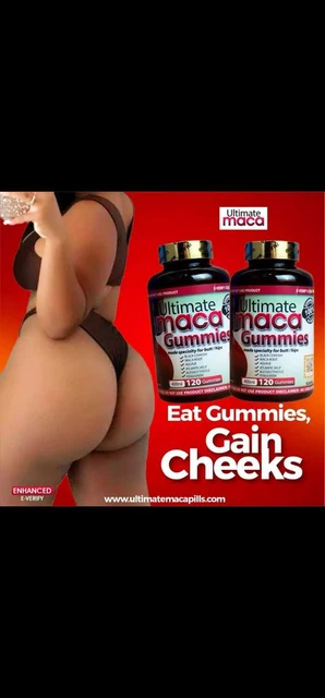Ultimate Maca Gummies - Augmentation Fesses Et Hanches - Original USA - Neuf