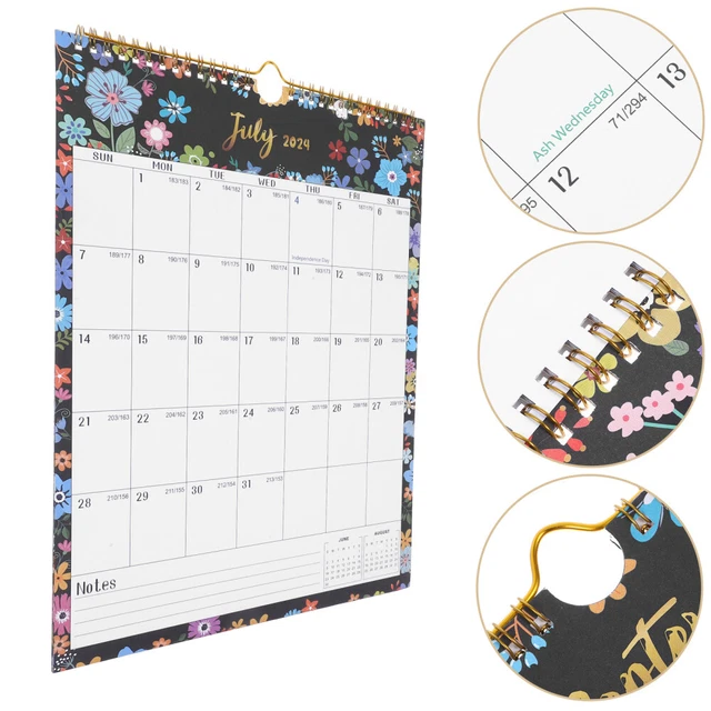 20242025 WALL CALENDAR From Jul. 2025 Dec. 2025 18 Months Hanging