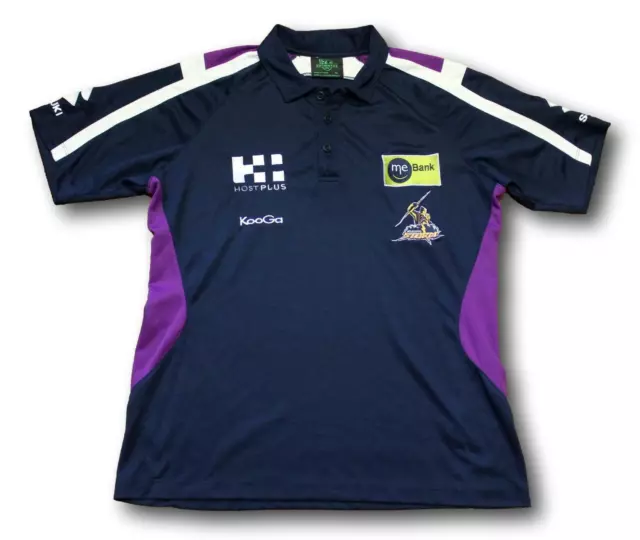 Men's NRL Melbourne Storm KooGa Players Match Day Polo Size M