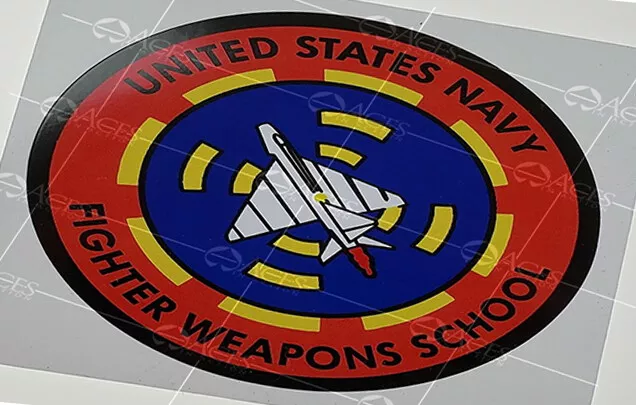 US NAVY Fighter Weapons School "TOP GUN" Helmet Decal/Sticker