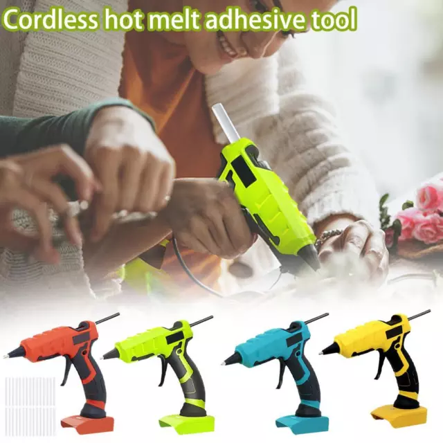 Cordless Hot Melt Glue Gun tool w/ 30 Sticks Hobby Craft DIY for
