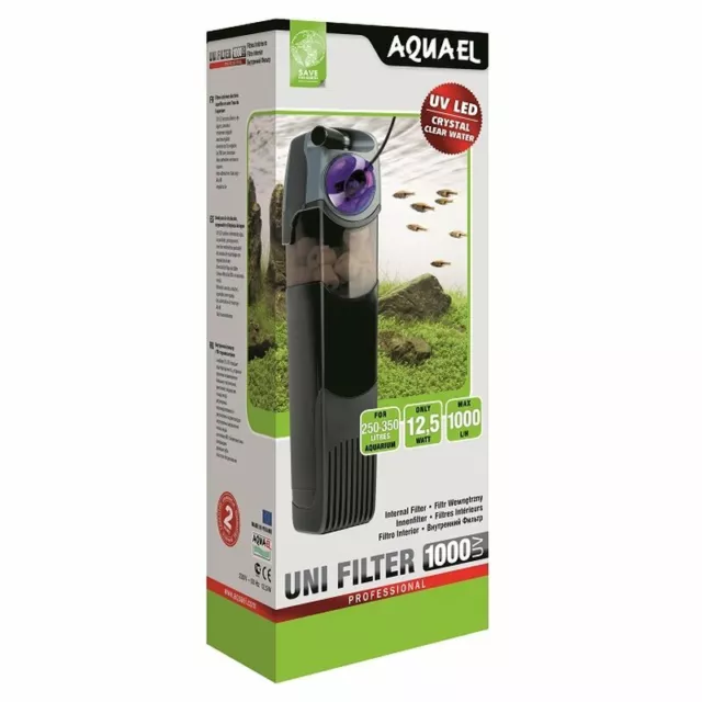 Aquael Unifilter 1000 UV Aquarium Innenfilter mit UV-C Entkeimer