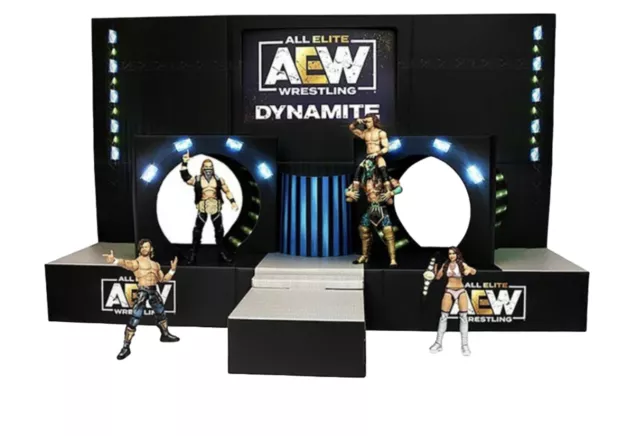 AEW Entrance Stage Pop Up All Elite Wrestling Action Figure Playset Accessory