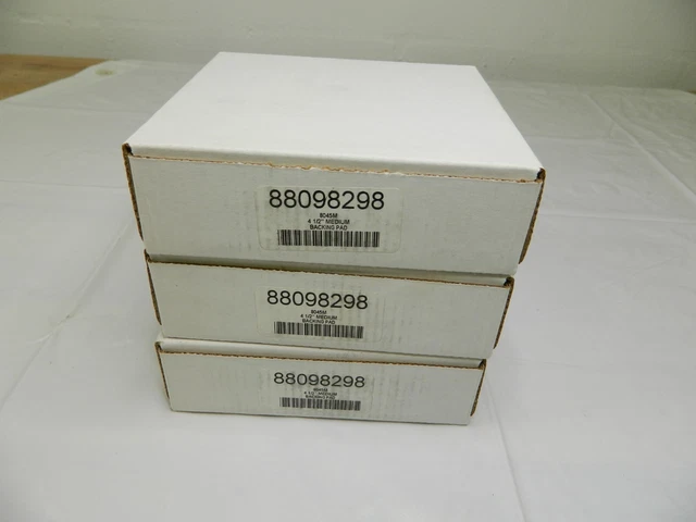 4-1/2" Disc Backing Pad: Ribbed Medium 13,000 Max RPM 5/8-11 Thread Qty 3 8045M