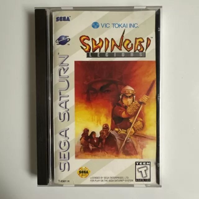 Shinobi Legions (Sega Saturn, 1995) CIB Complete Excellent Condition TESTED