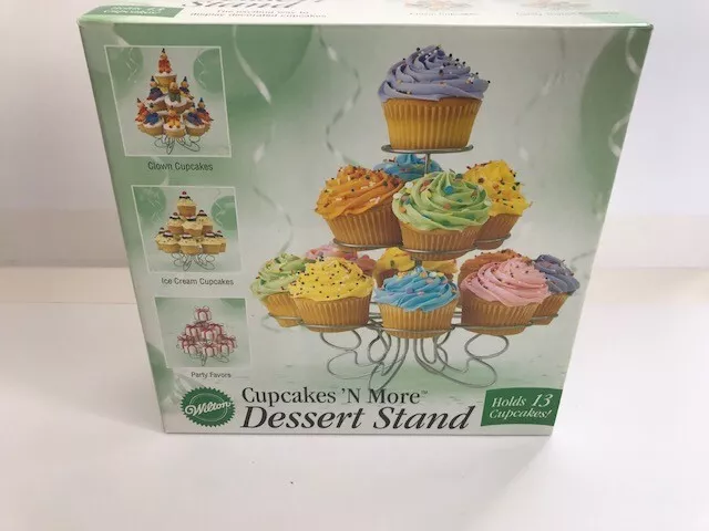 Wilton Cupcakes N More Dessert Stand Holds up to 13 Cupcakes 