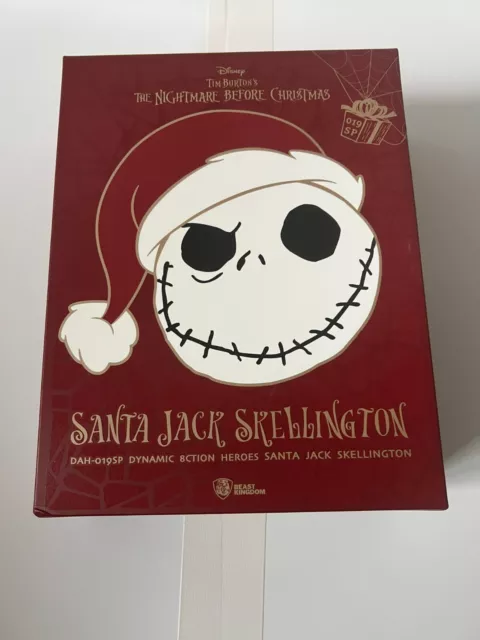 Beast Kingdom Nightmare Before Christmas Santa Jack - Dynamic 8ction Heroes RARE