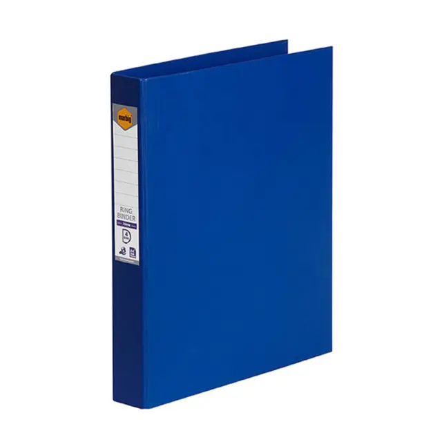 Binder Marbig A4 Pe 4 D-Ring Durable Moisture Resistant Polyethylene 25Mm Blue