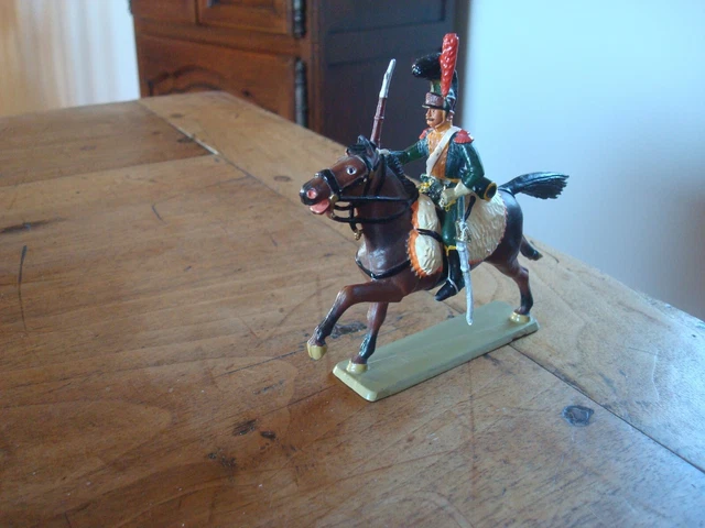 Soldat Starlux Carabinier à Cheval 1er Empire 1/32 - Boîte D'origine - Très Bel état