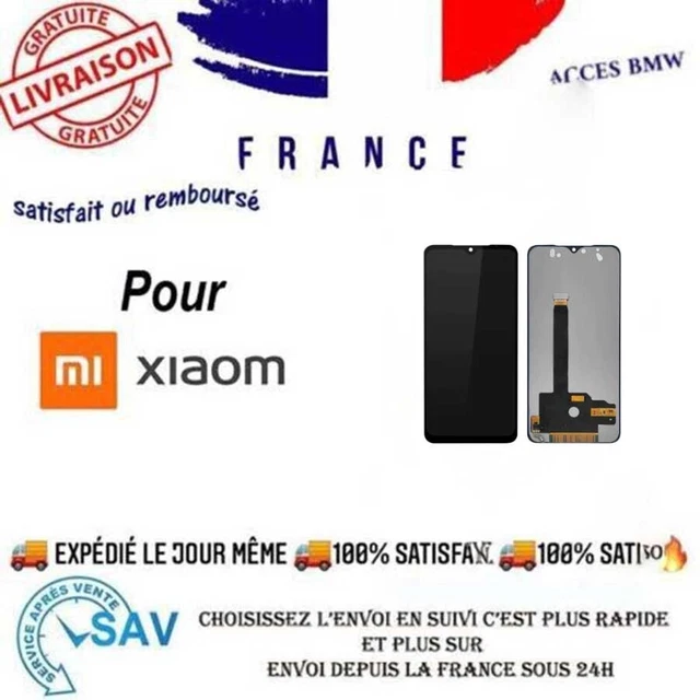 Kit écran Complet Pour Xiaomi Mi A3 - Vitre + LCD Blanc + Outils + Colle - Neuf
