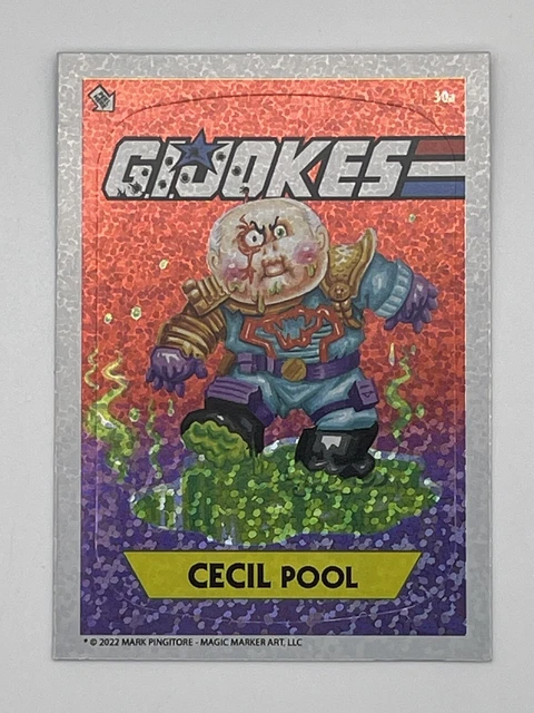 G.I. JOKES CECIL Pool 30a Foilboard - Pingitore 2022 GPK Parody $5.95 ...