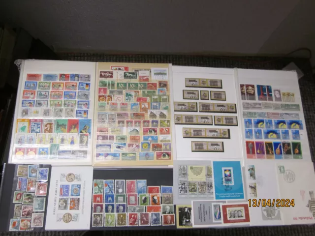 Briefmarken ehem. DDR, ab 50/60er Jahre, 32 p,  Posten & Lots, Gestempelt