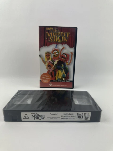 BEST OF MUPPET Show VHS Diana Ross Bob Hope Brooke Shields Sealed Tape ...