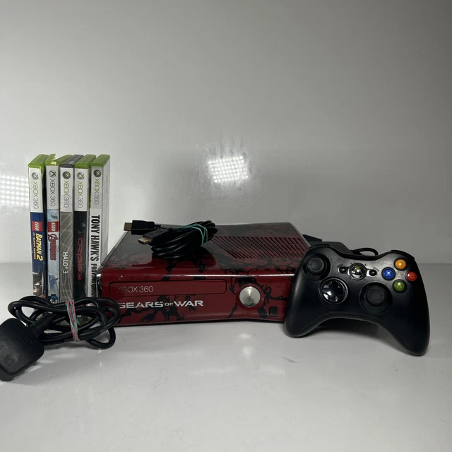 GEARS OF WAR Xbox 360 Slim Edición Limitada Consola 500GB LISTA