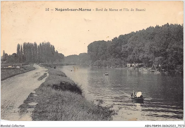 ABNP8-94-0716 - NOGENT-SUR-MARNE - bord de marne et l'ile de beauté