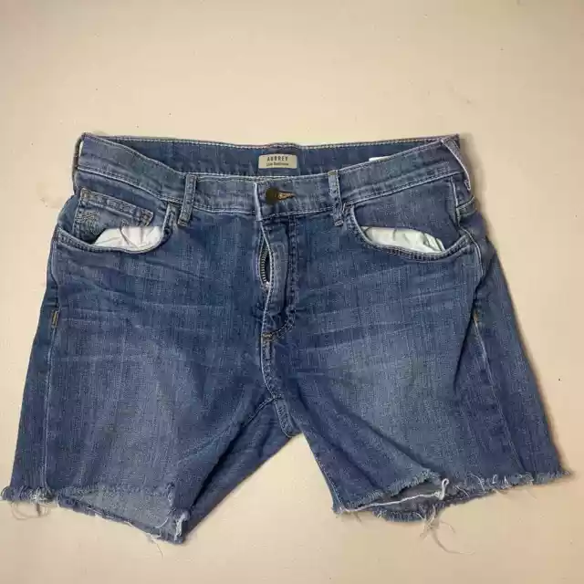 True Religion Shorts Womens 27 30W Audrey Slim Boyfriend Raw Hem USA Made