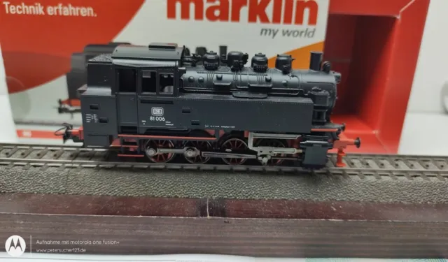 Märklin H0 AC  36321/ BR81  Dampflok DB  Mfx OVP