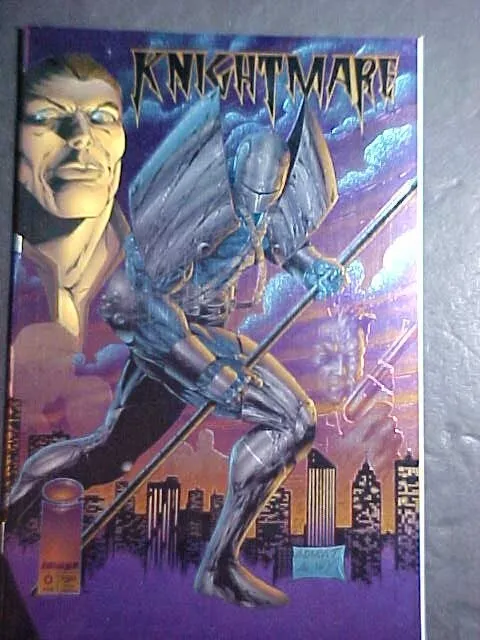 Knightmare #0! Chromium Wraparound Cover! Nm- 1995 Image Comics