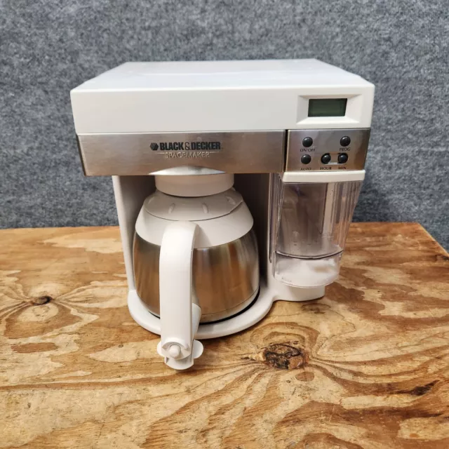 Black & Decker Spacemaker 12-cup Under Cabinet Coffee Maker SDC750 White  Tested 