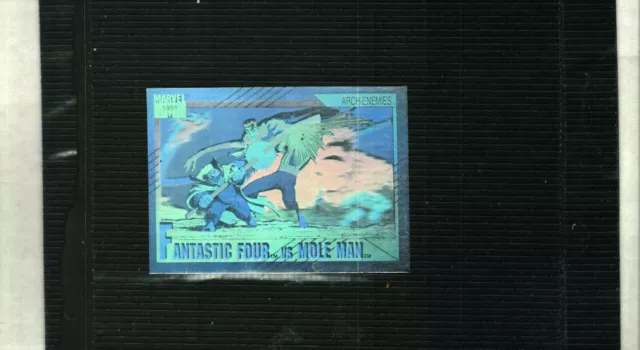 1991 Marvel Universe Series 2 Trading Cards Hologram Insert FANTASTIC FOUR H-5