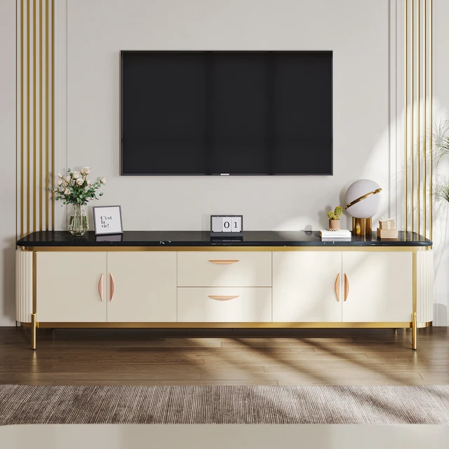 78.7 in Modern TV Stand Entertainment Center Media Console For Up to 75 inch TVs