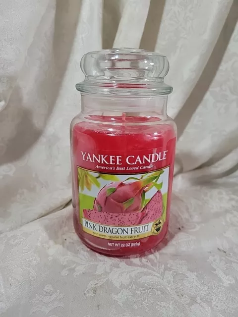 Yankee candle PINK DRAGON FRUIT - large Classic jar VHTF!