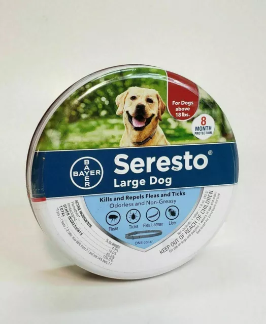 BAYER seresto Large dog Fleas&Ticks Collar for Dogs above 18 lbs