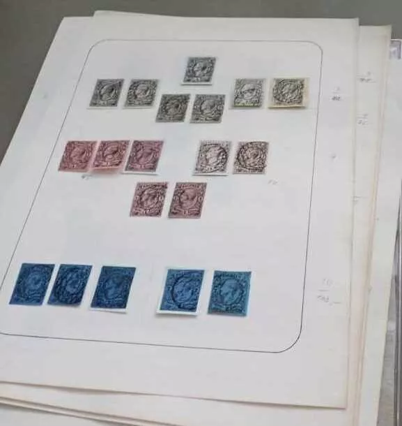 Sachsen Tolle, Alte Sammlung Mit Sauberen Stücken, Briefen, Stempel, Farben