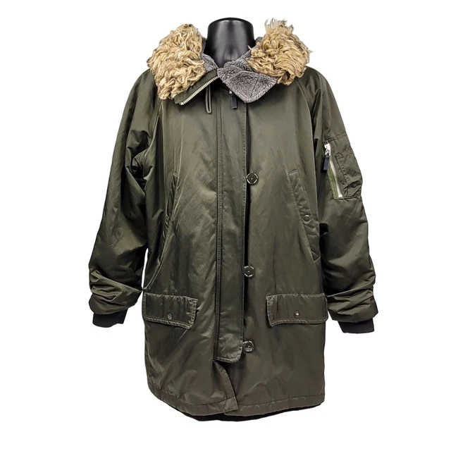 GAP JACKET MENS L Military Snorkel Cold Weather N3B Style Field Parka