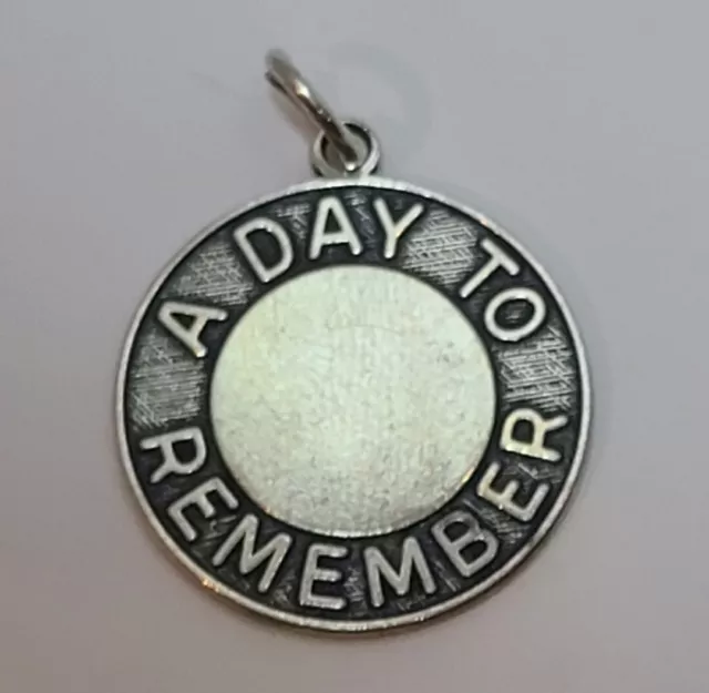 925 Sterling Silver Charm says A Day to Remember Charm