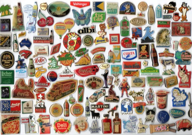 😍Pin-Lot 126 Pins Einzelhandel Marken Sprituosen Getränke Bier Lebensmittel🤩👍