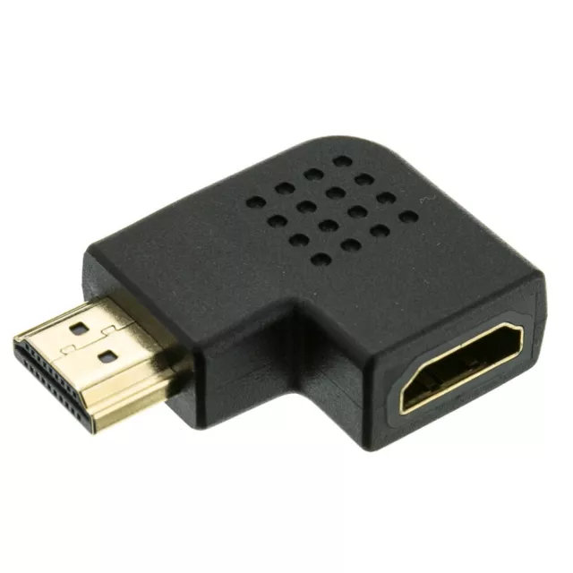 HDMI High Speed Horizontal 90 Degree Elbow Adapter RIGHT HDMI M to F  30HH-50250