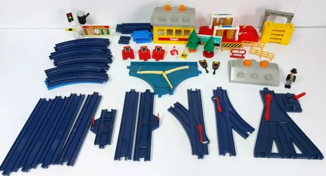 Vintage Thomas The Tank Engine, Blue Train Track Job Lot Trackmaster Bundle