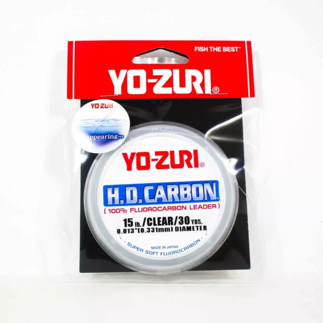 Yo Zuri Duel H.D Carbon Fluorocarbon 30 yds 15 lb R888-CL (0887)