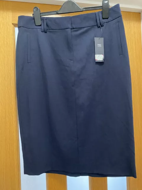 New Marks & Spencer Collection  Size 14 Navy Skirt