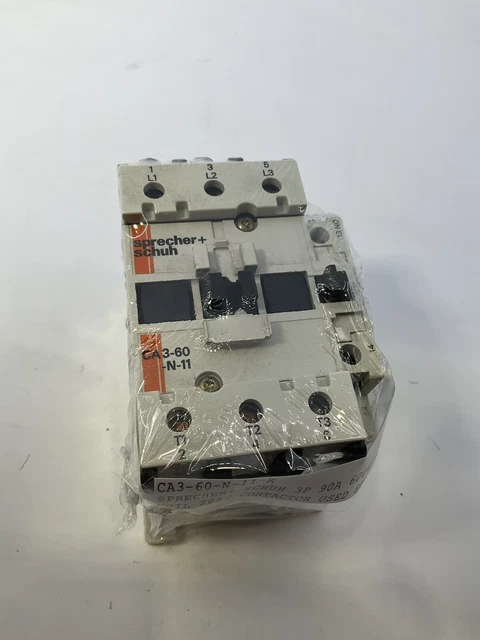 Ca3-60-N-11 Sprecher+ Schuh 3P 90A 600V Contactor