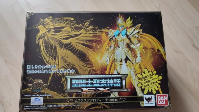 myth cloth EX aphrodite poissons soul of gold sog saint seiya bandai jap TBE