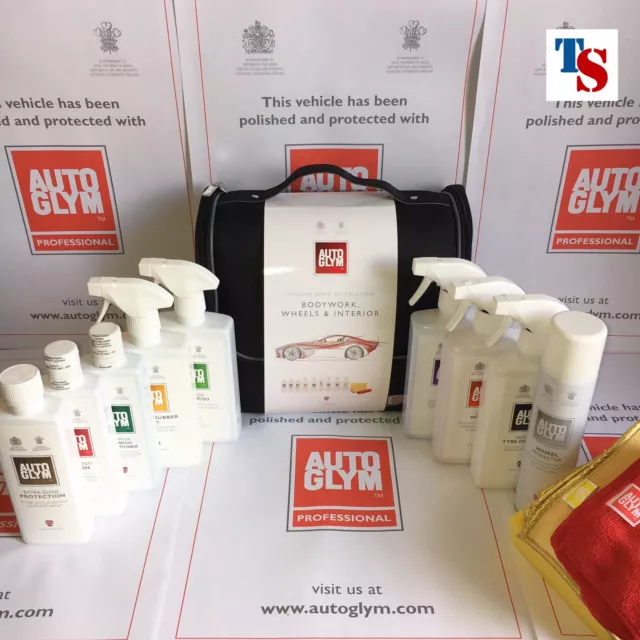 Autoglym Bodywork, Wheels & Interior Collection (Car Valeting Kit Gift ORIGINAL)